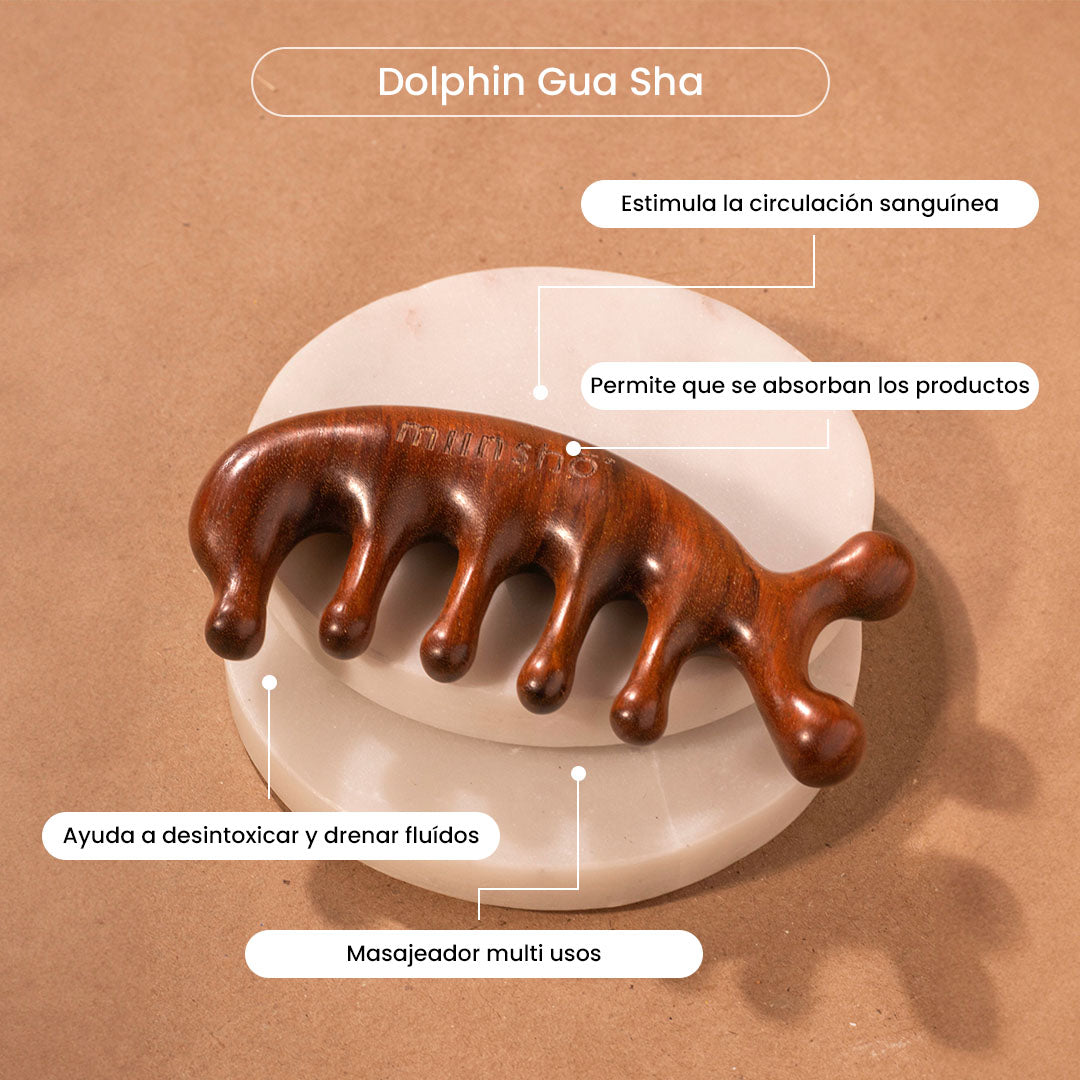Dolphin Gua Sha (Masajeador facial y corporal)